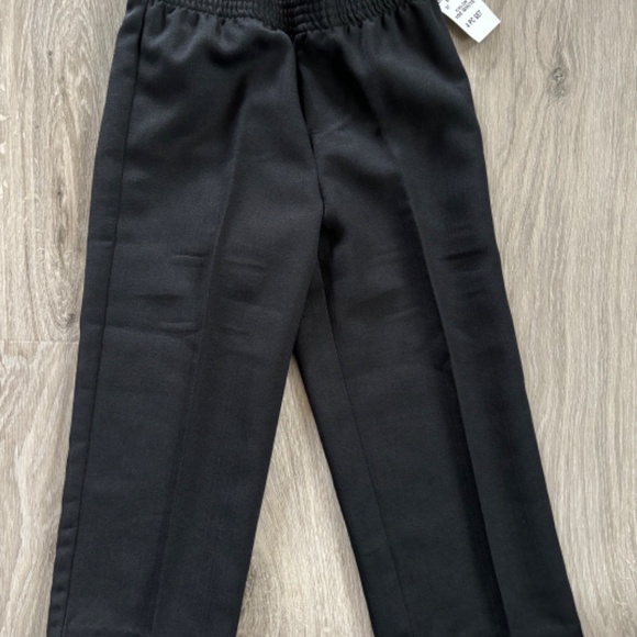 Toddler Boy Dress Clothes Black Vest, Black Dress Pants Red Button Down Sz 2T - Picture 8 of 10